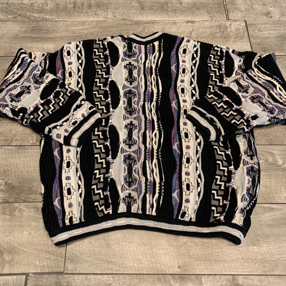 Chapman Vibrant Mercerized Hip Hop McGregor Biggie Sweater Vintage Size Small - Picture 2 of 9